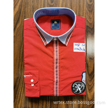 Wholesale Cotton Dyed Men's Long-sleeve Winter Casual Shirt